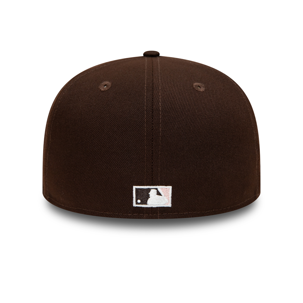 LA Dodgers World Series Patch Dark Brown 59FIFTY Fitted Cap