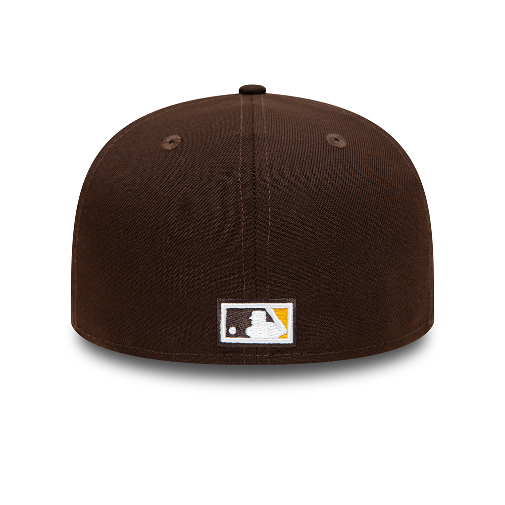 New York Mets World Series Patch Dark Brown 59FIFTY Fitted Cap