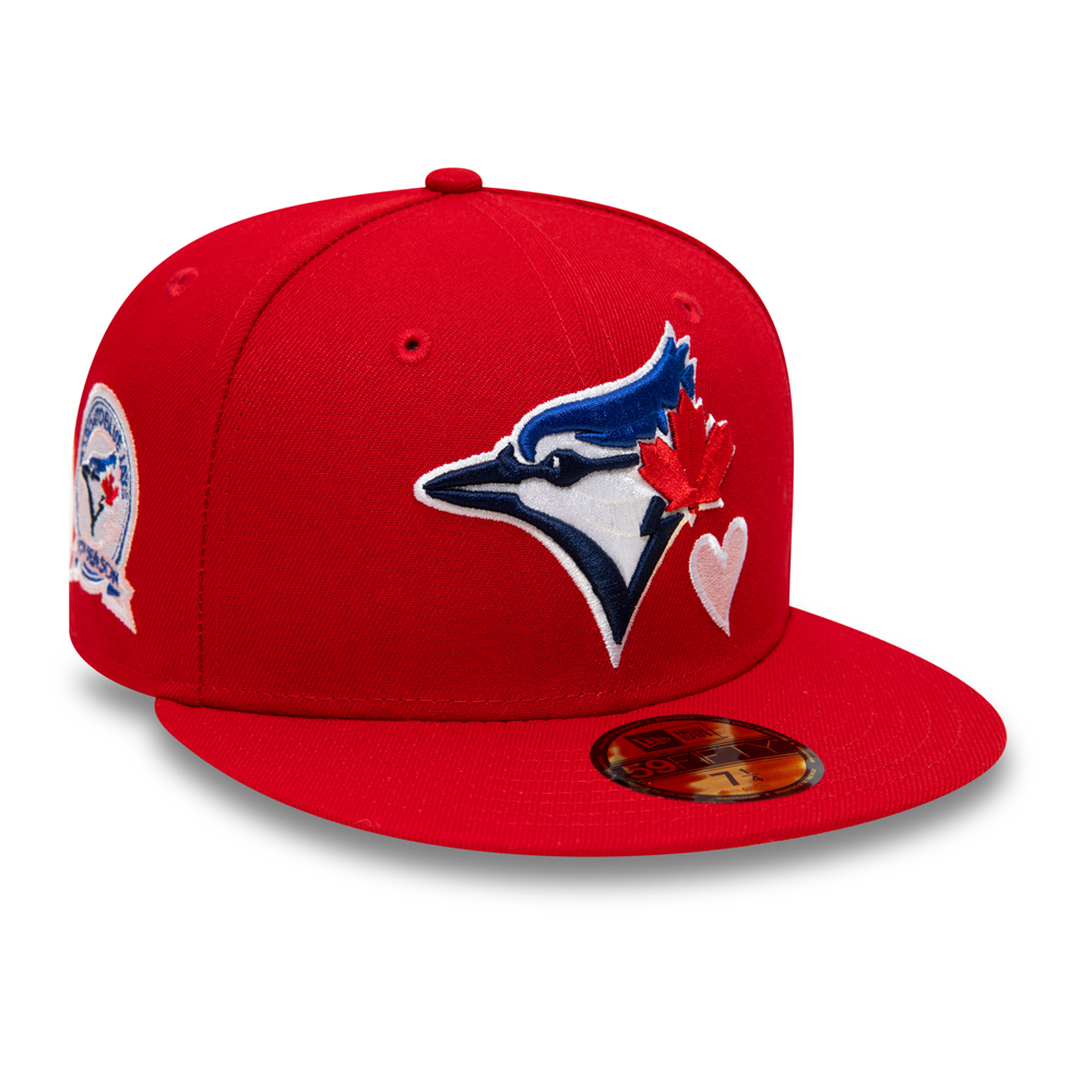 Toronto Blue Jays MLB Heart Red 59FIFTY Fitted Cap