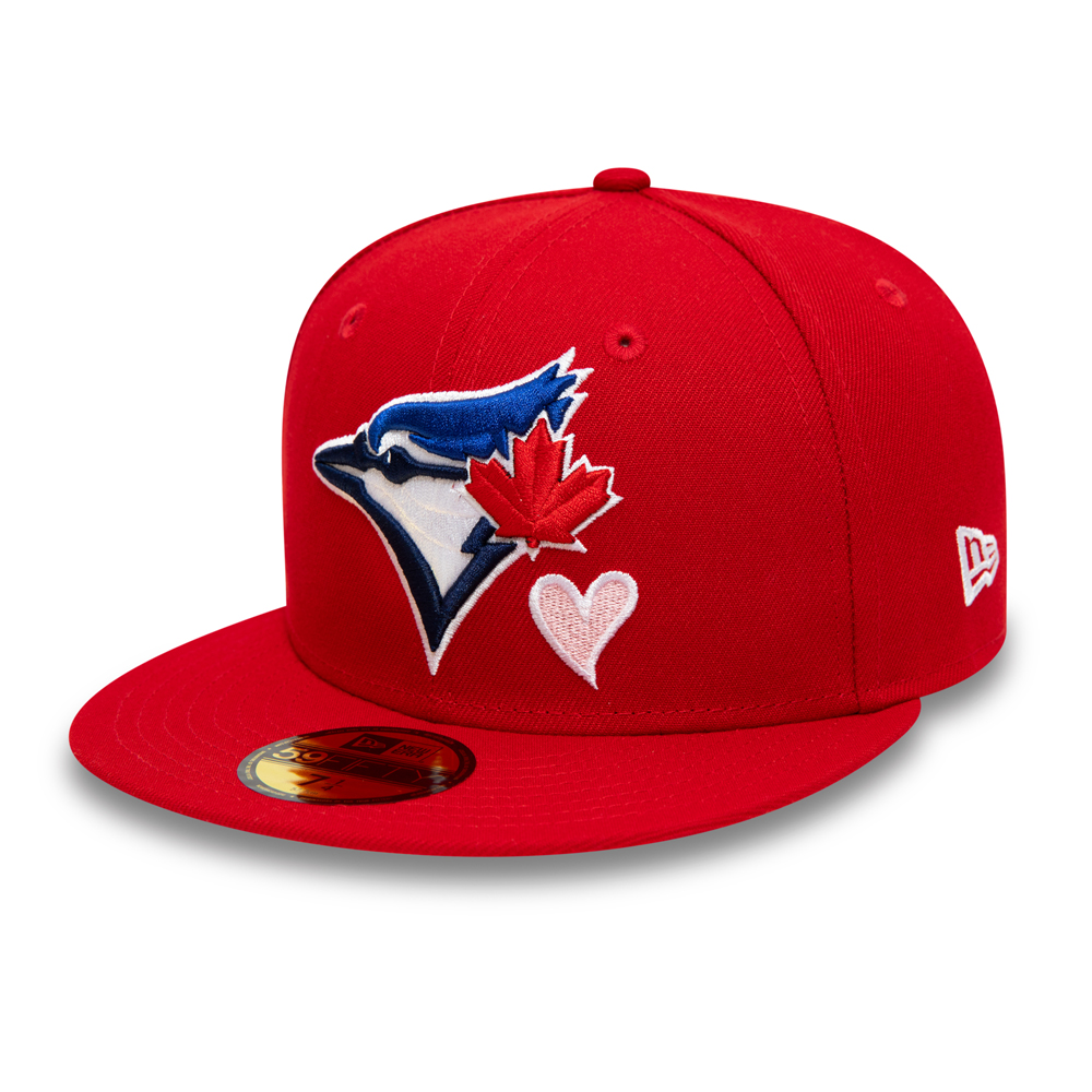 Toronto Blue Jays MLB Heart Red 59FIFTY Fitted Cap