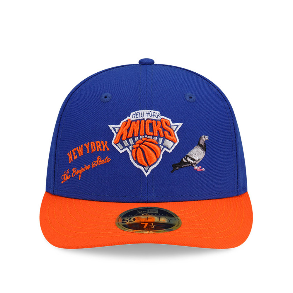 New York Knicks Staple Blue 59FIFTY Low Profile Cap