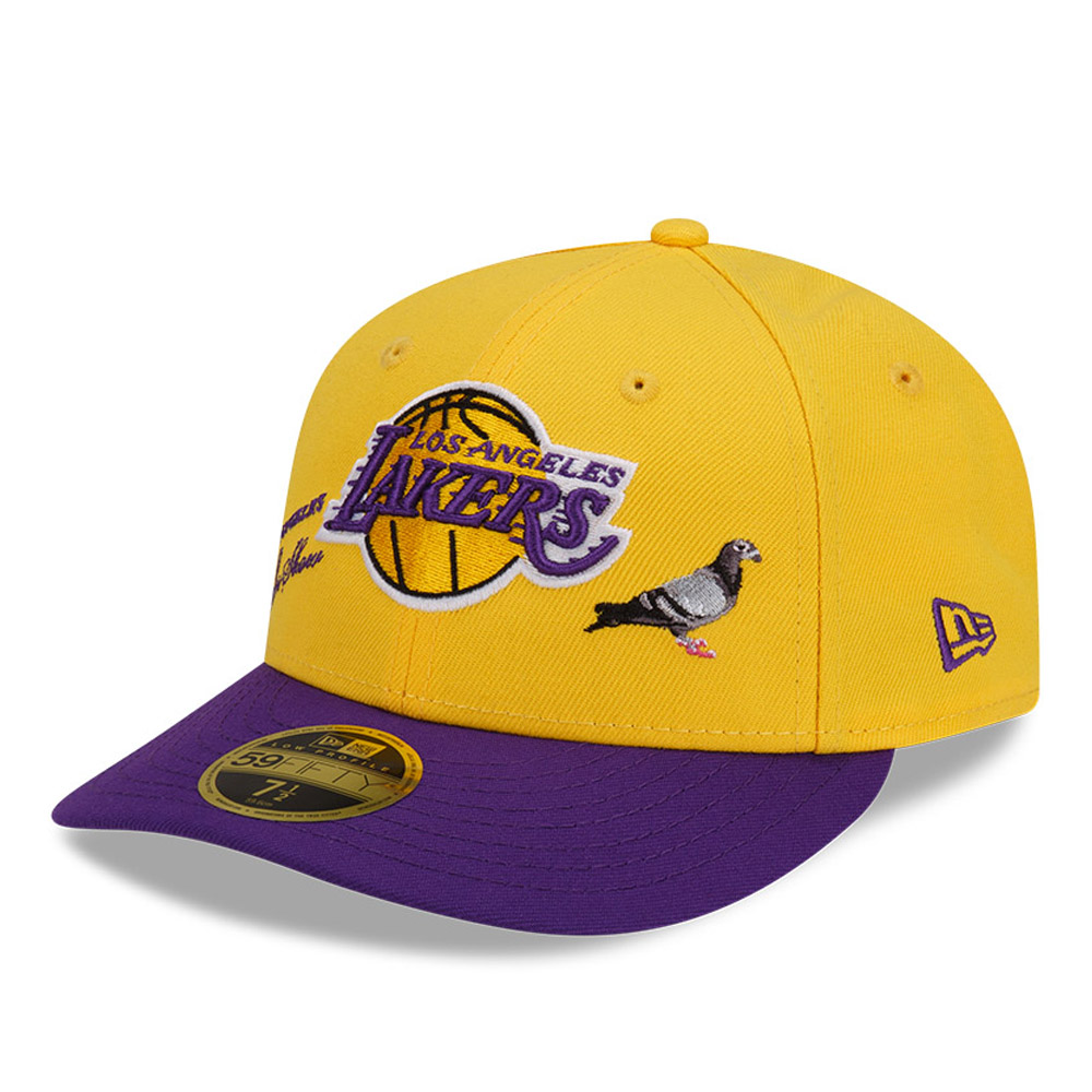 LA Lakers Staple Yellow 59FIFTY Low Profile Cap