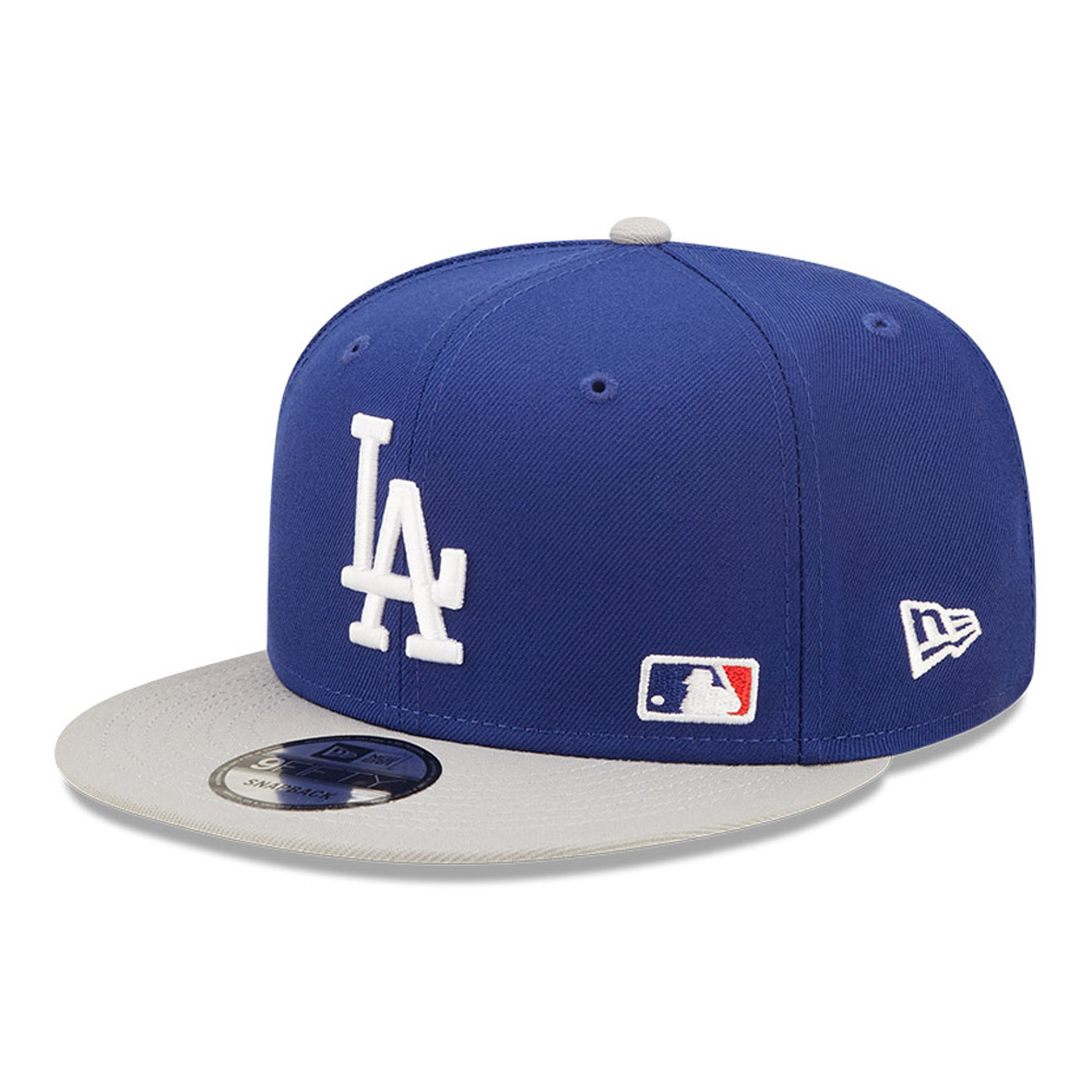 LA Dodgers MLB Black Letter Arch Blue 9FIFTY Snapback Cap