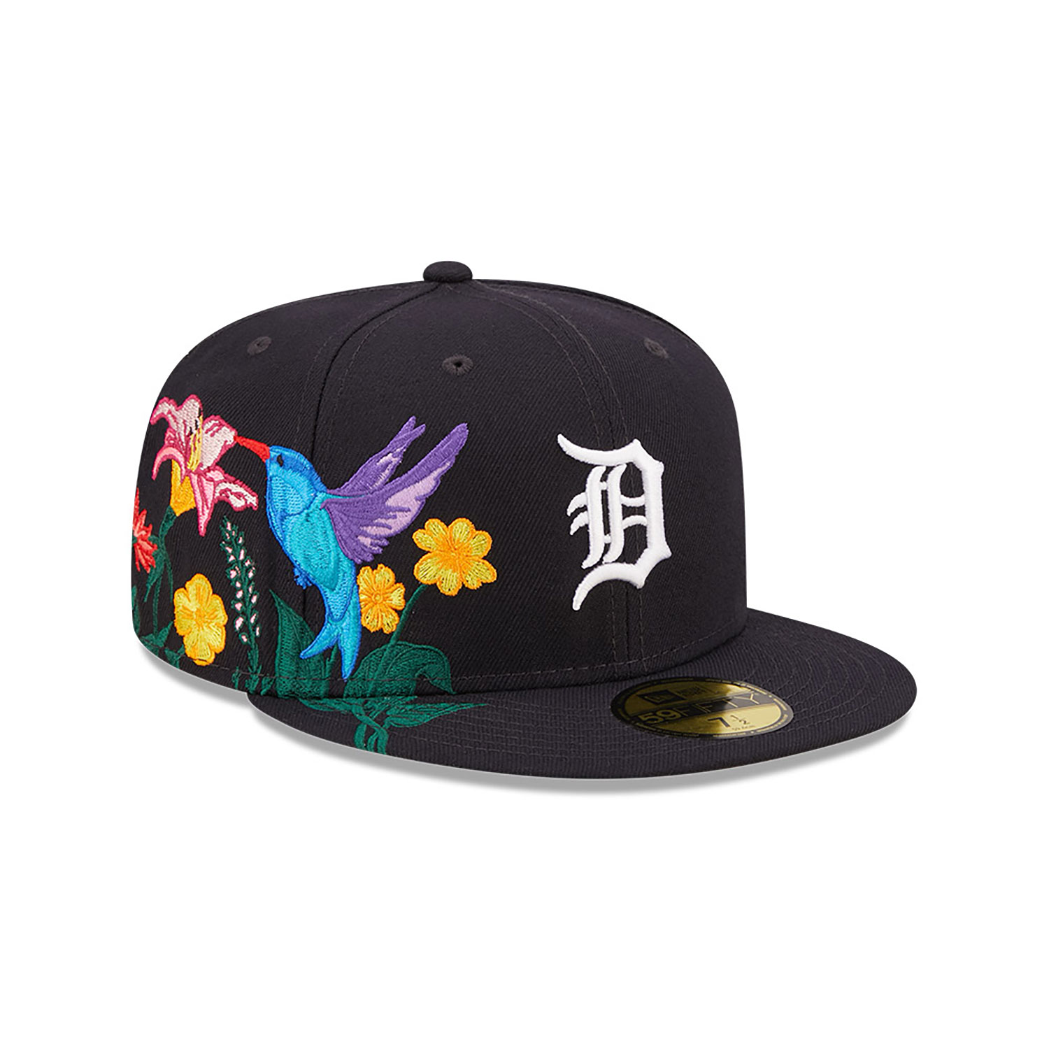 Detroit Tigers MLB Blooming Navy 59FIFTY Fitted Cap