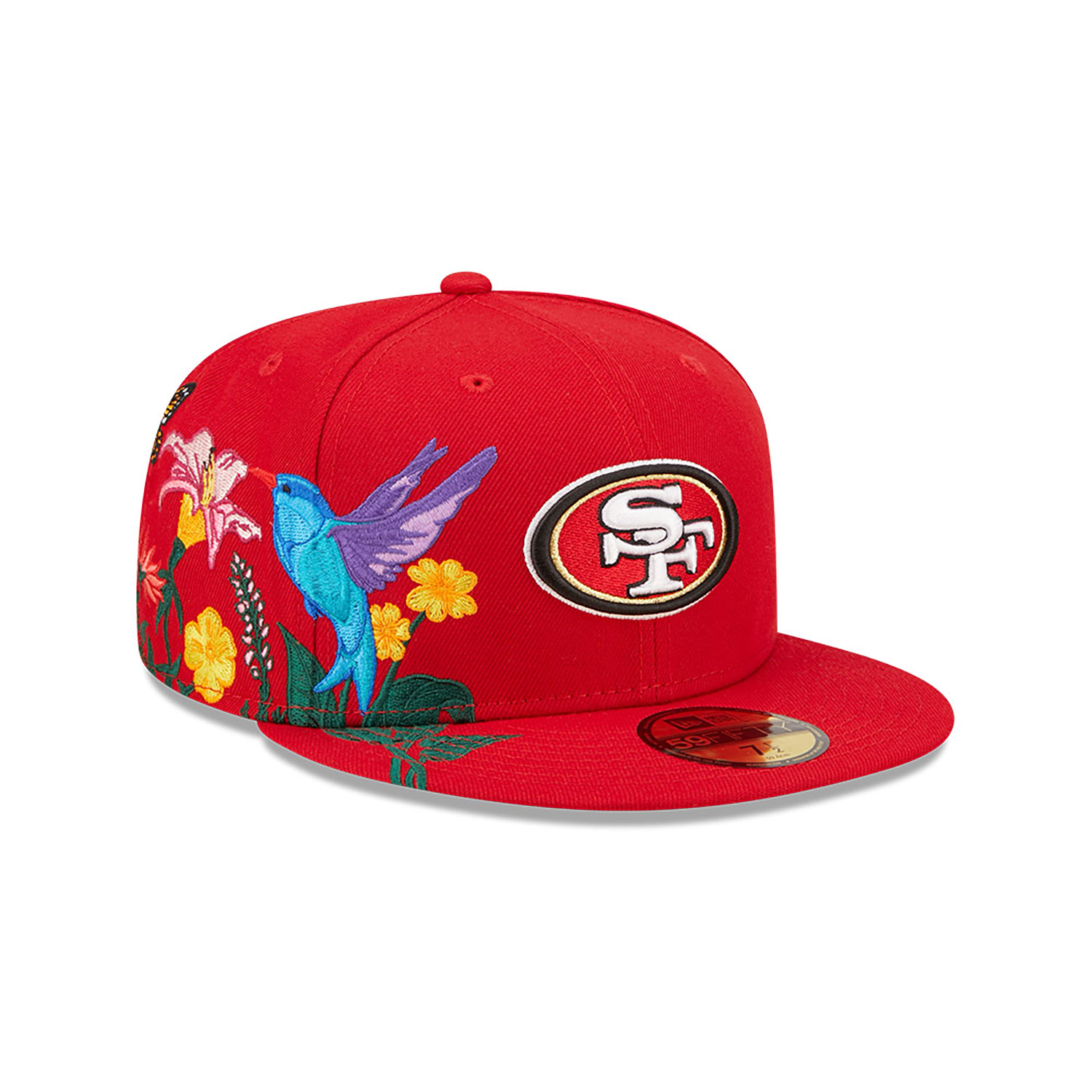 Official New Era San Francisco 49ers NFL Blooming Red 59FIFTY Fitted Cap