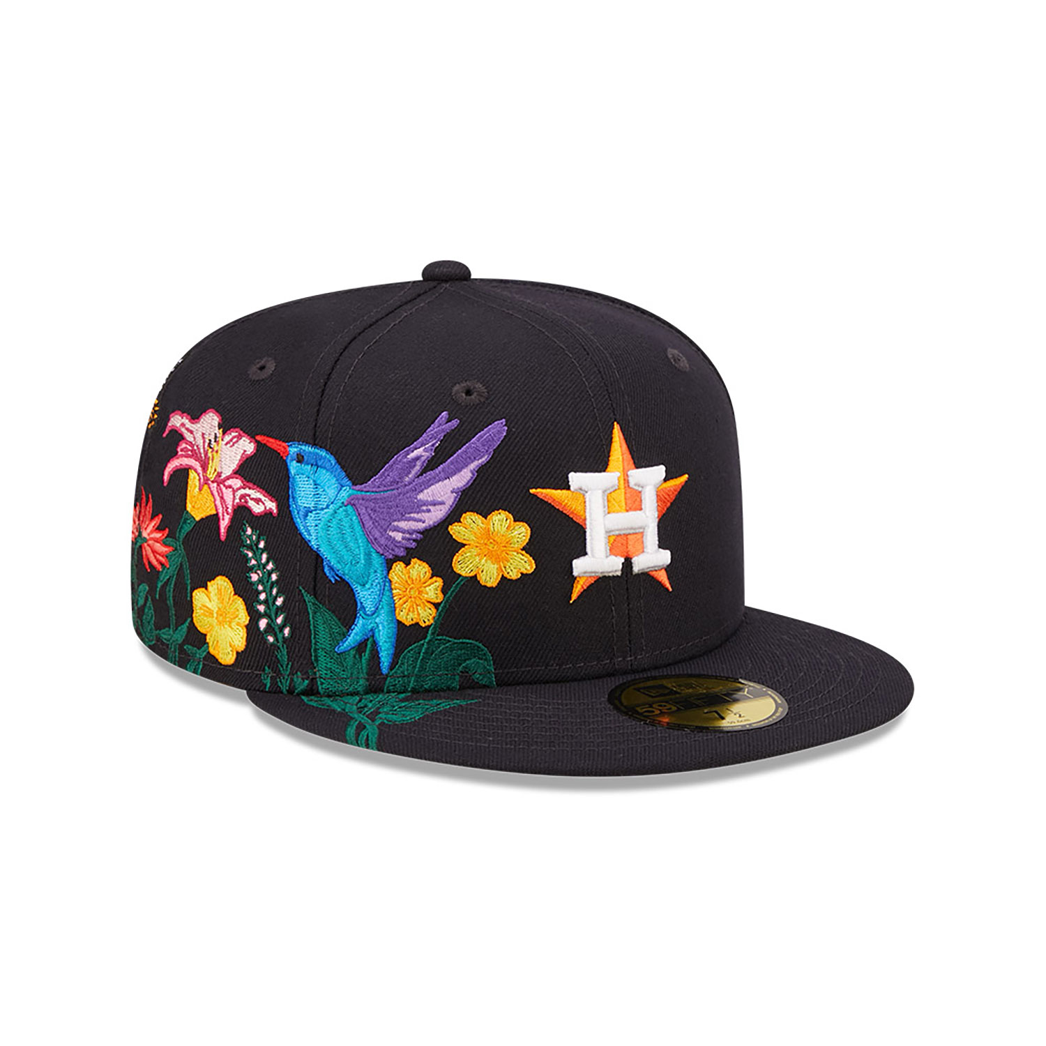 Houston Astros MLB Blooming Navy 59FIFTY Fitted Cap