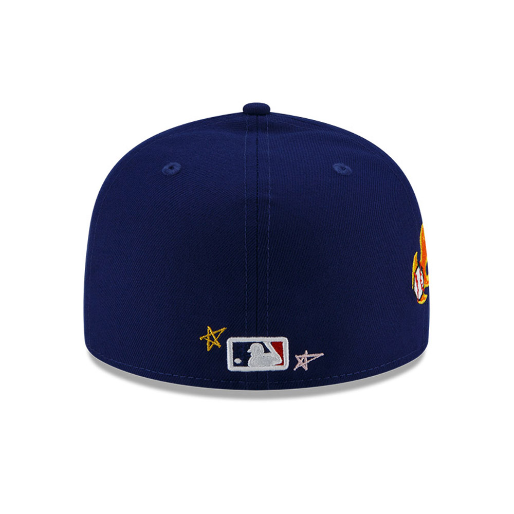 LA Dodgers MLB Scribble Blue 59FIFTY Cap
