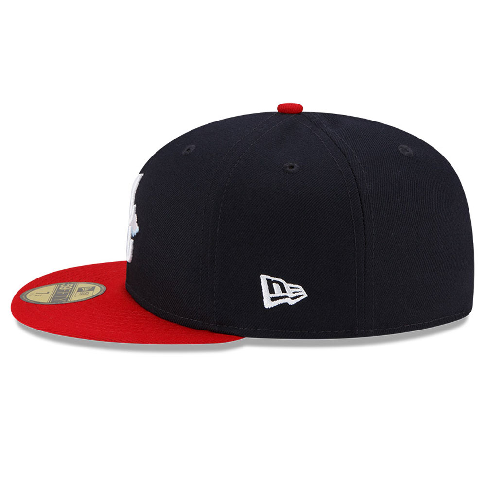 Official New Era Atlanta Braves MLB Comic Cloud OTC 59FIFTY Fitted ...
