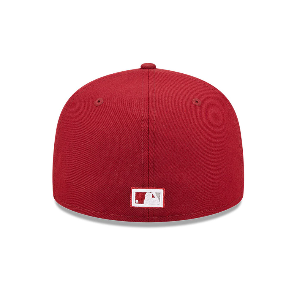 Philadelphia Phillies Comic Cloud Dark Red 59FIFTY Fitted Cap