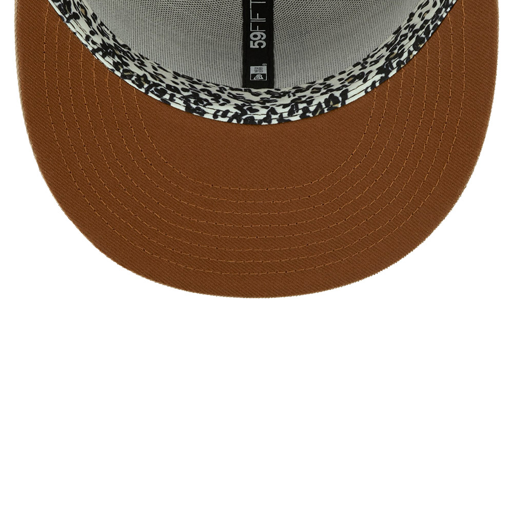 New York Mets MLB Leopard Beige 59FIFTY Fitted Cap