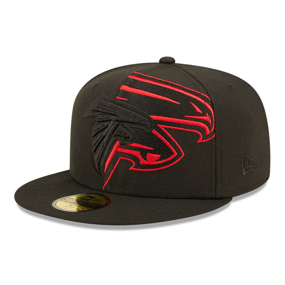 Atlanta Falcons NFL Logo Feature Black 59FIFTY Fitted Cap