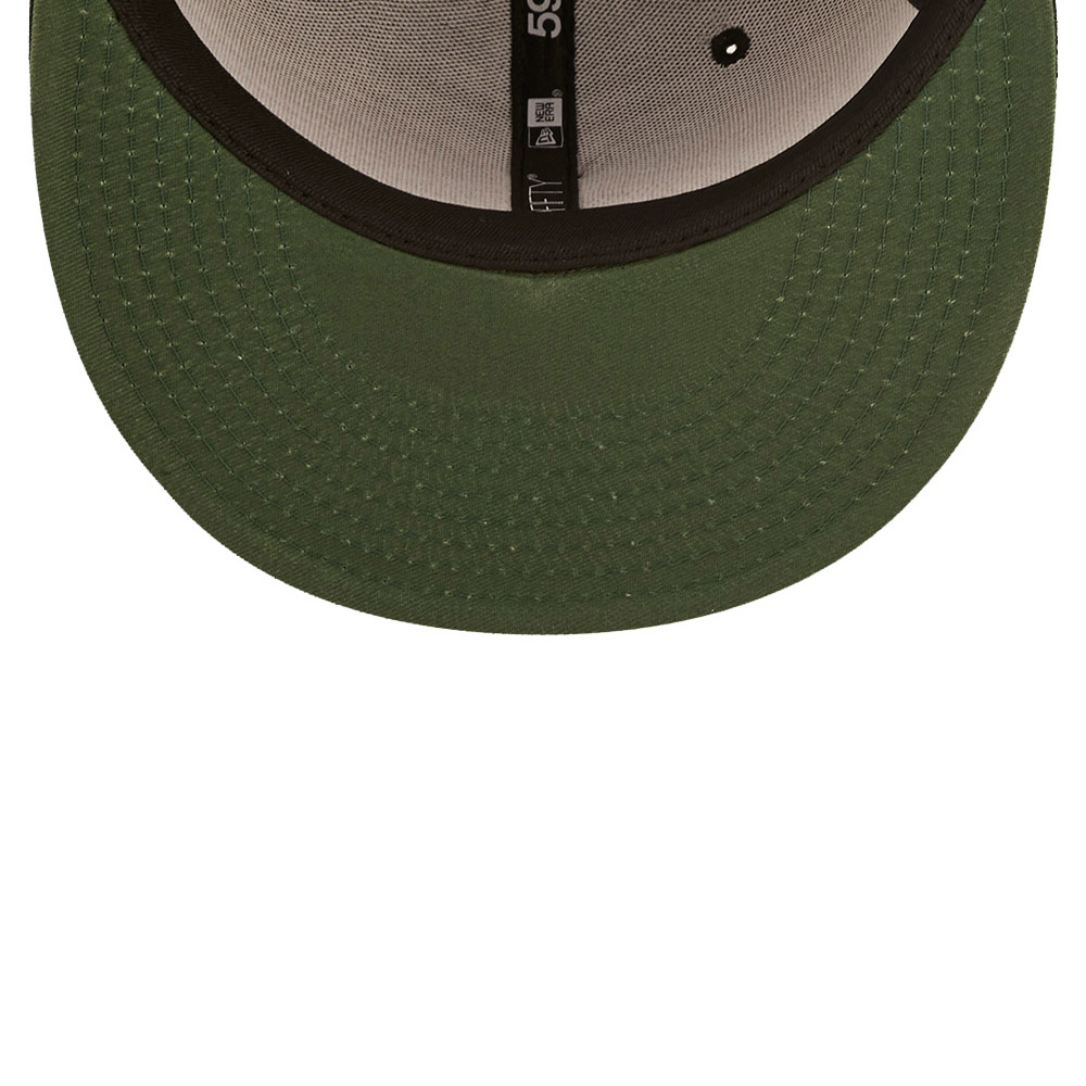 Green Bay Packers NFL Logo Feature Schwarz 59FIFTY Fitted Cap