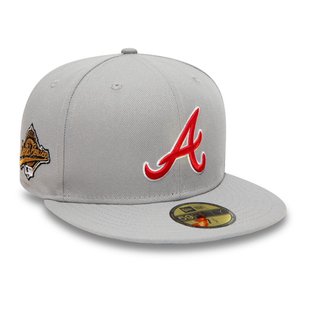 Atlanta Braves Retro Sports Grey 59FIFTY Fitted Cap