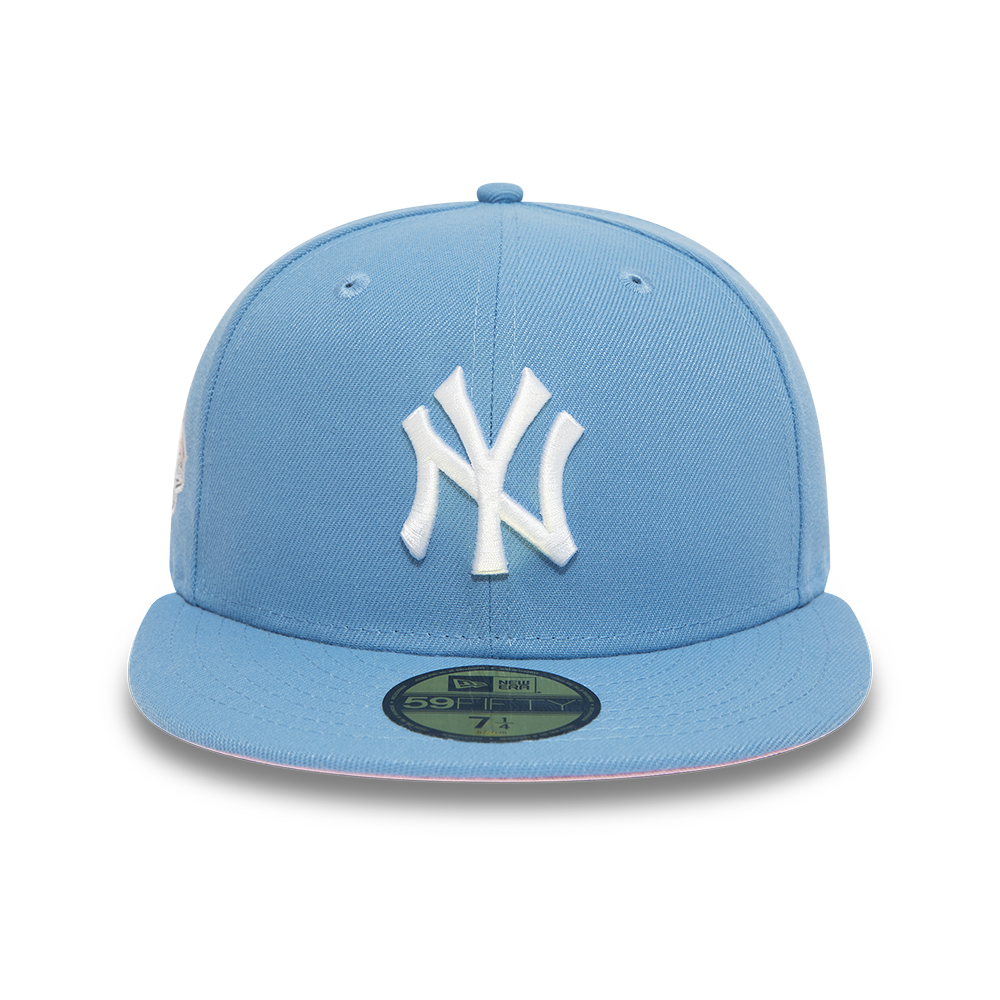 Official New Era New York Yankees MLB Pastel Sky Blue 59FIFTY Fitted ...
