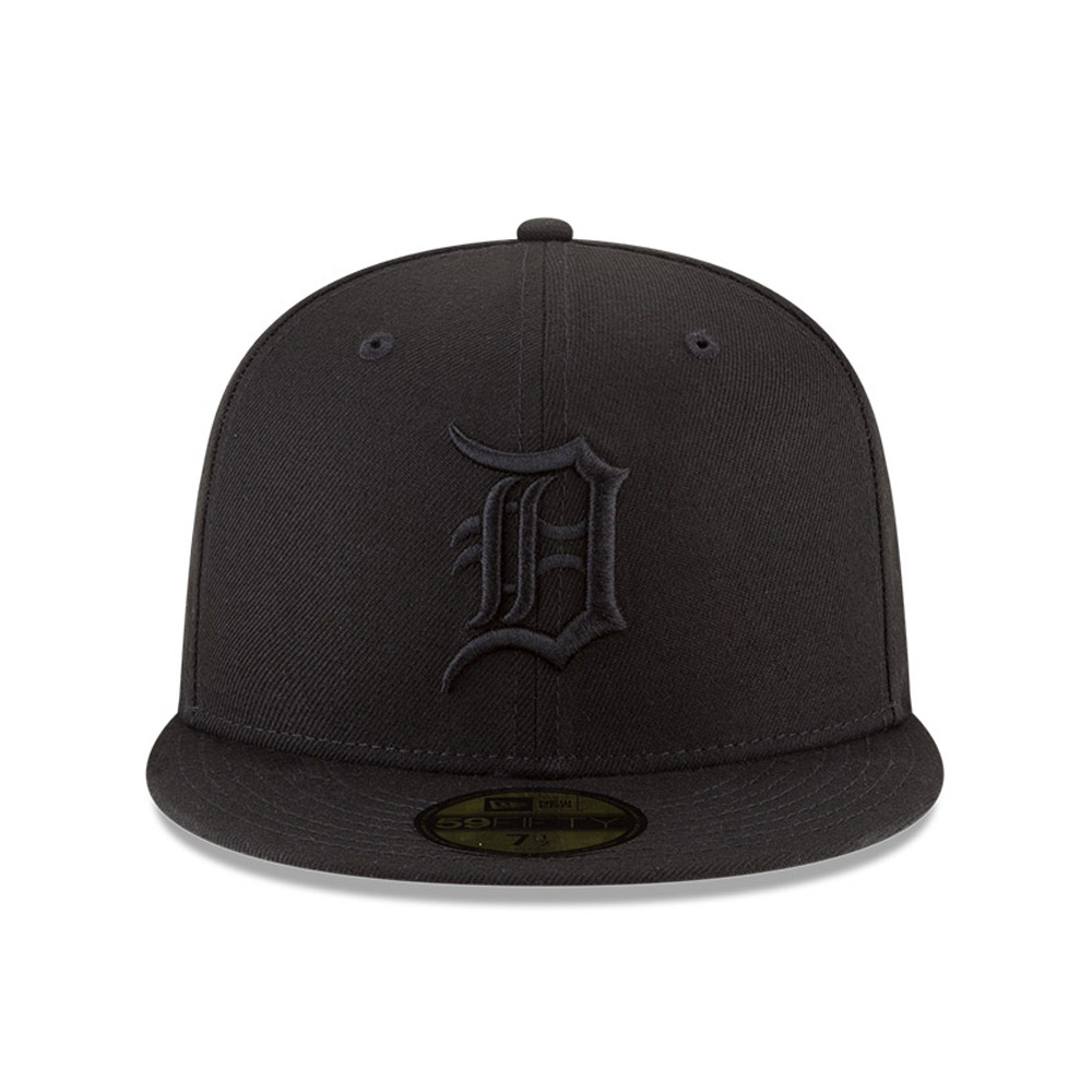 Detroit Tigers MLB Basic Black 59FIFTY FItted Cap