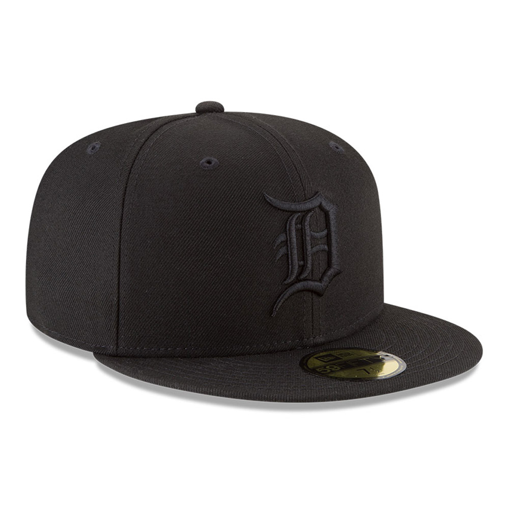 Detroit Tigers MLB Basic Black 59FIFTY FItted Cap