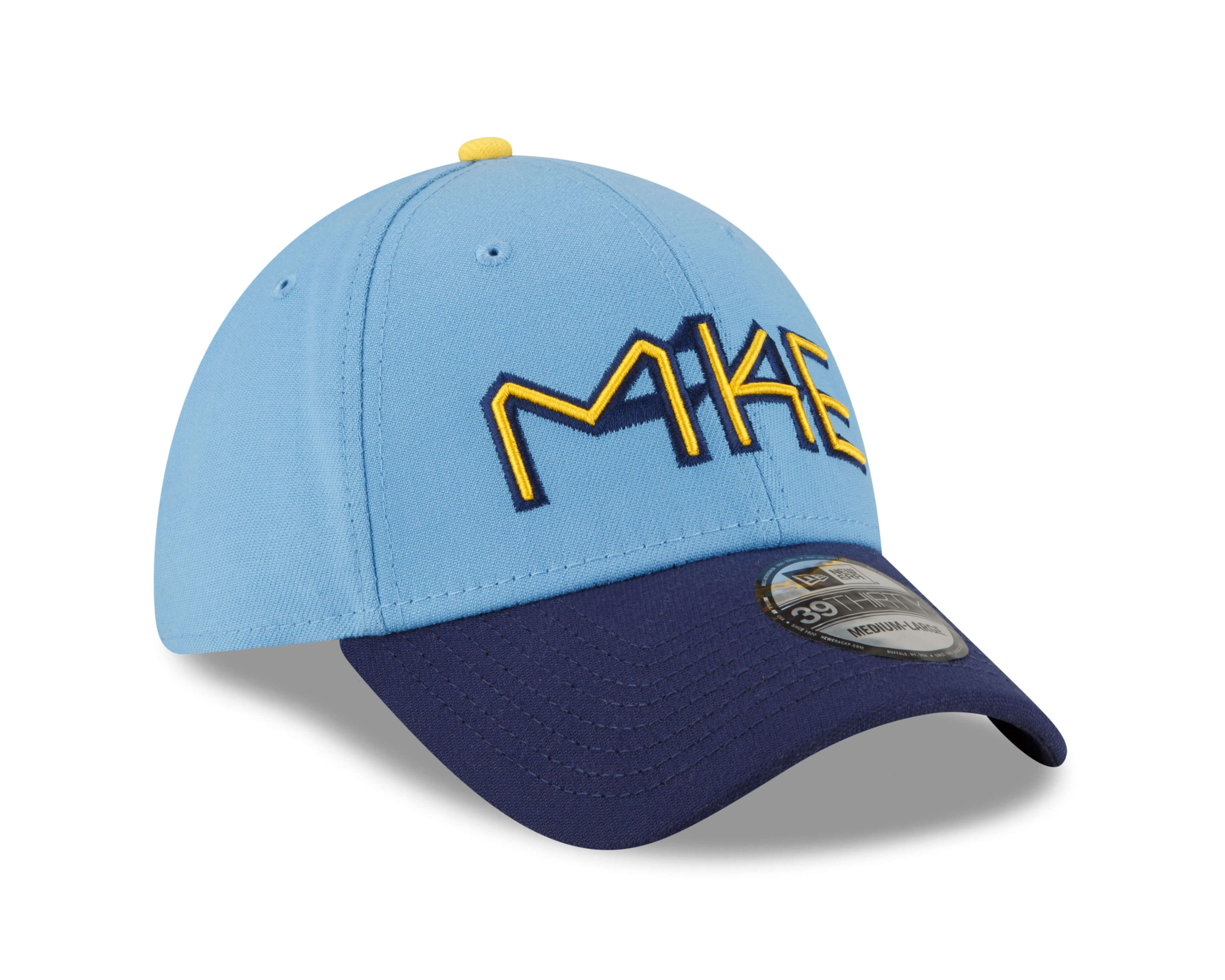 Milwaukee Brewers MLB City Connect Navy 39THIRTY Cap
