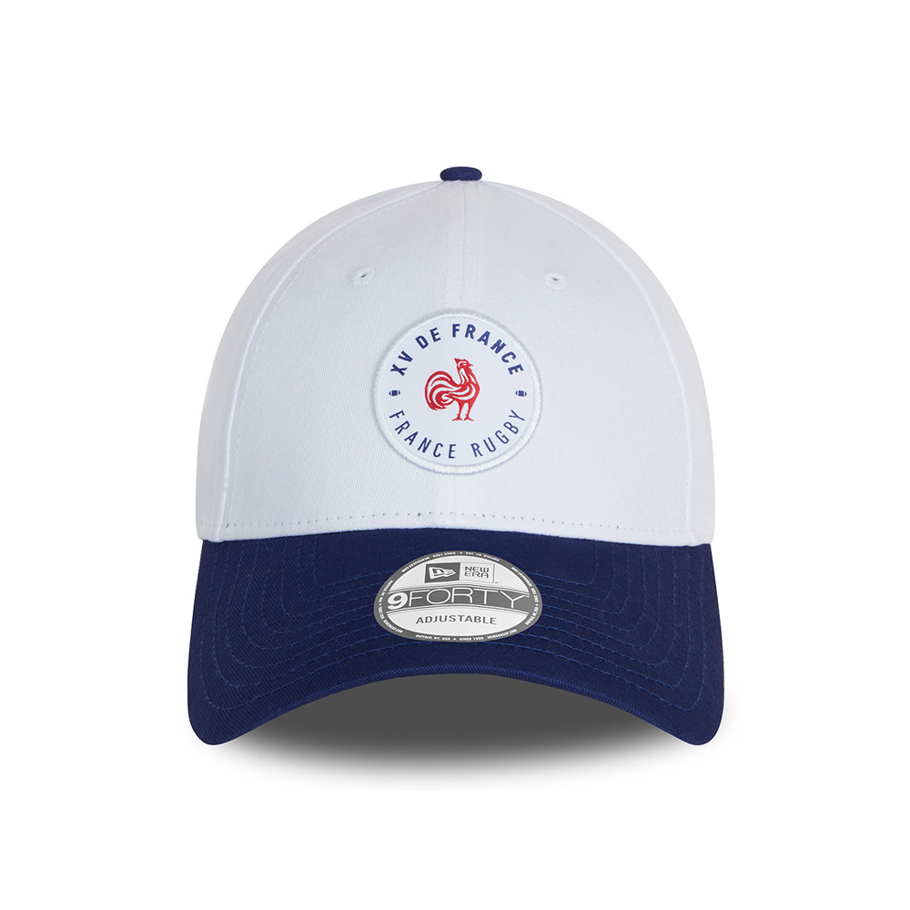 Official New Era French Federation of Rugby Essential White 9FORTY ...