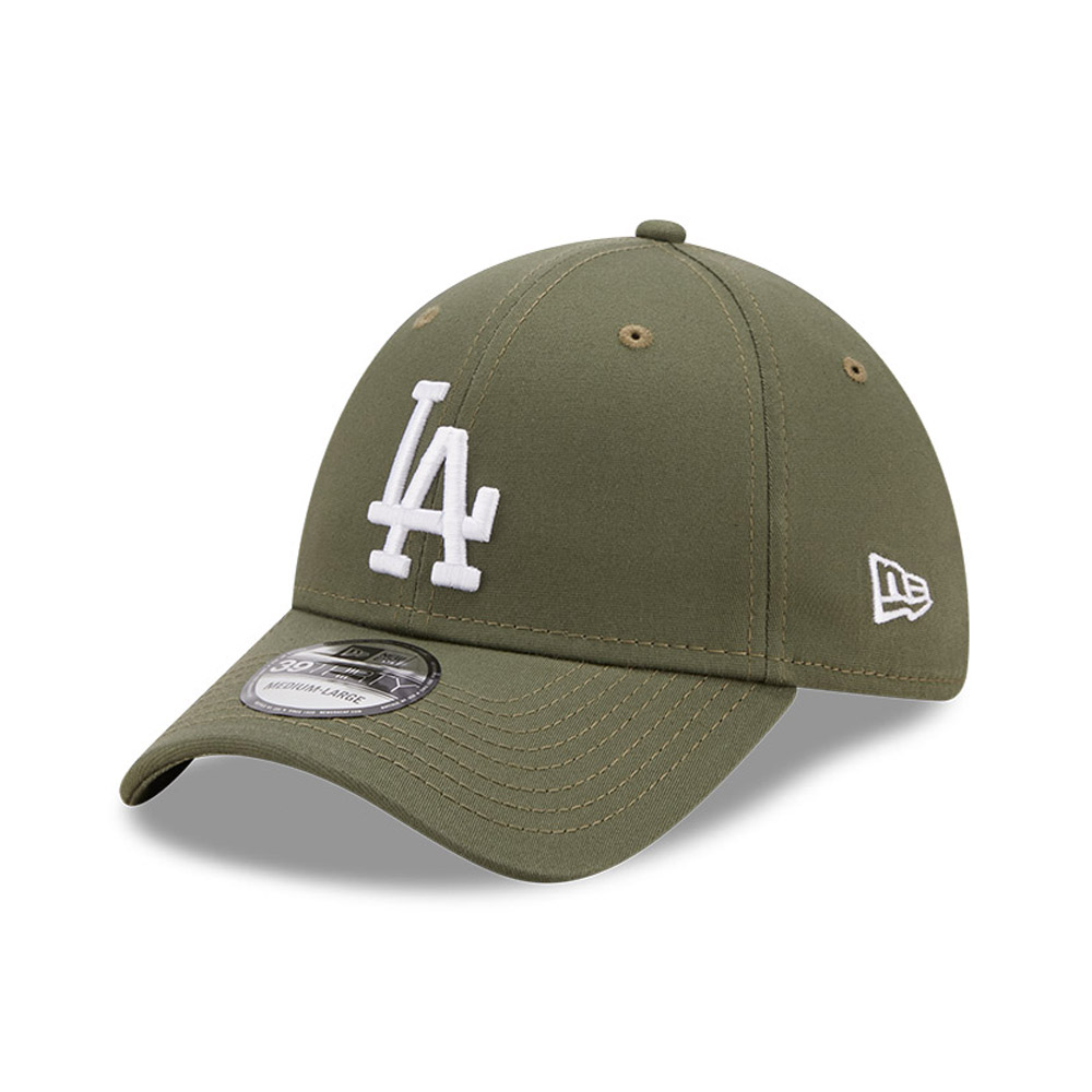 LA Dodgers League Essential Green 39THIRTY Stretch Fit Cap