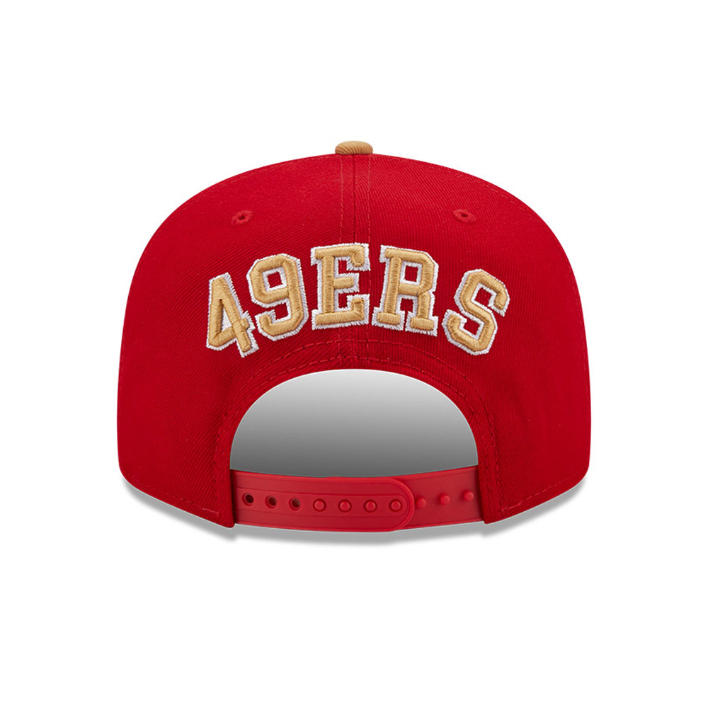 San Francisco 49ers Team Arch Red 9FIFTY Snapback Cap