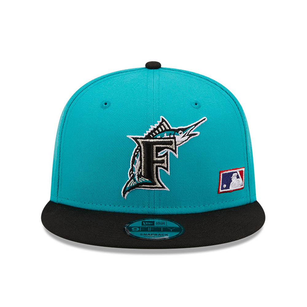 Florida Marlins Team Arch Turquoise 9FIFTY Snapback Cap