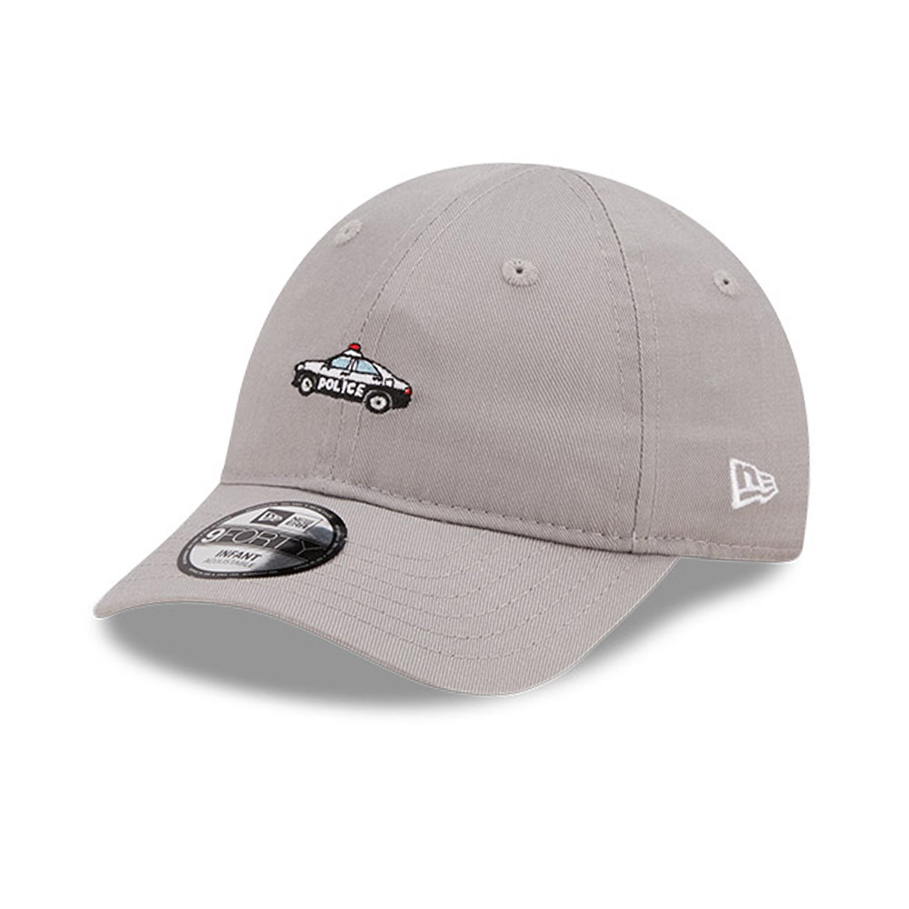 New Era Police Car Icon Infant Grey 9FORTY Cap