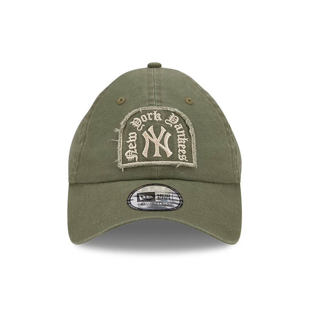 New York Yankees Logo Patch Khaki Casual Classic Cap