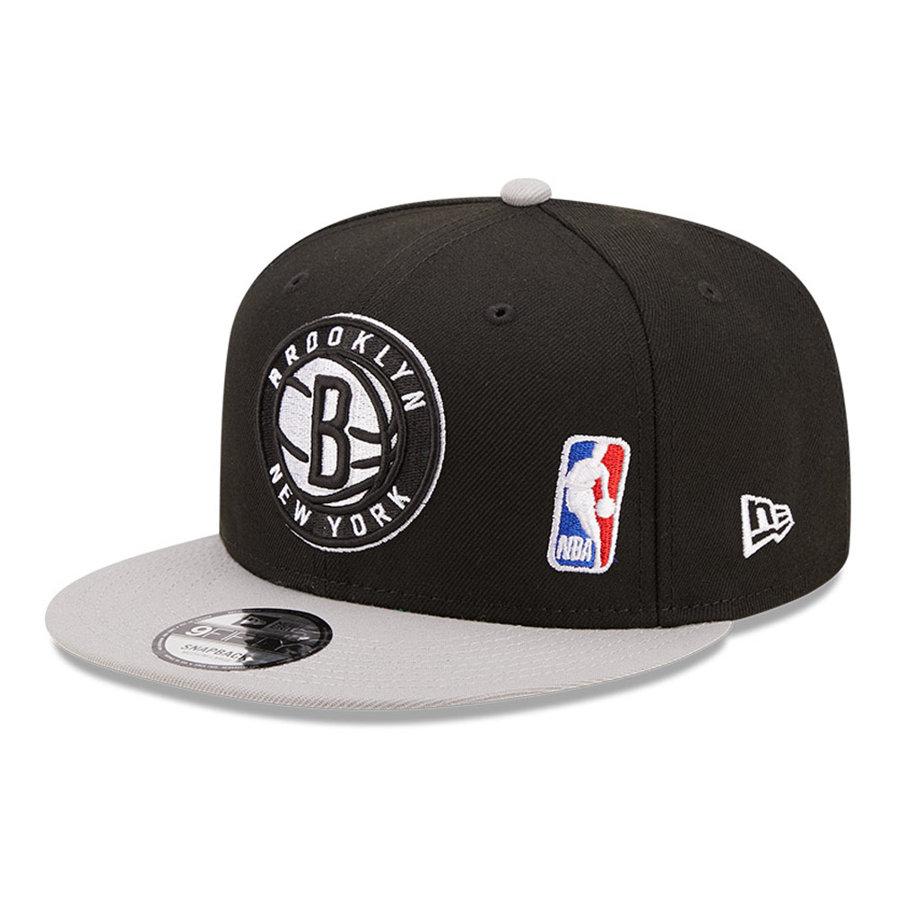 Brooklyn Nets Team Arch Black 9FIFTY Cap