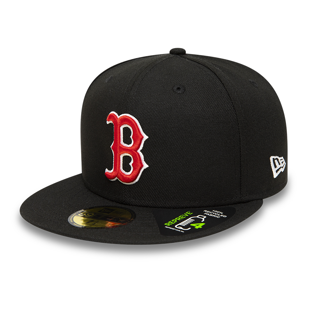 Boston Red Sox Repreve Black 59FIFTY Cap