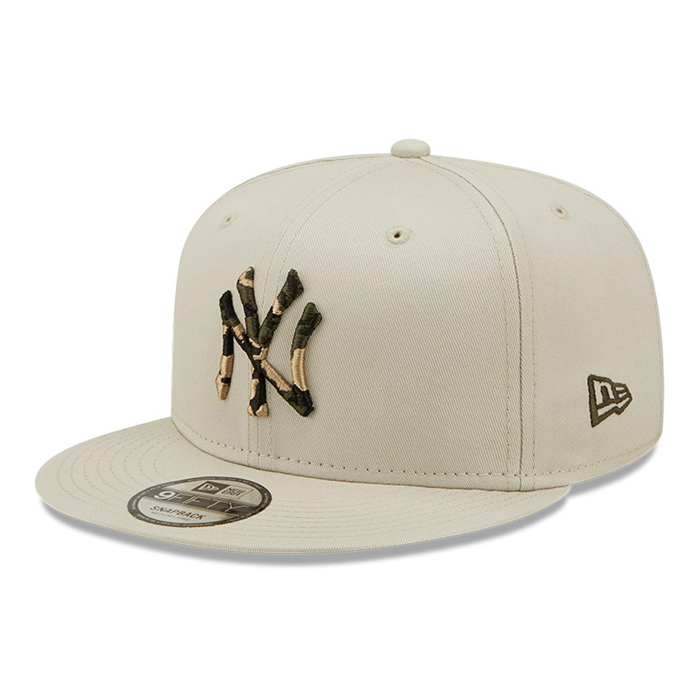 New York Yankees Camo Infill Cream 9FIFTY Snapback Cap