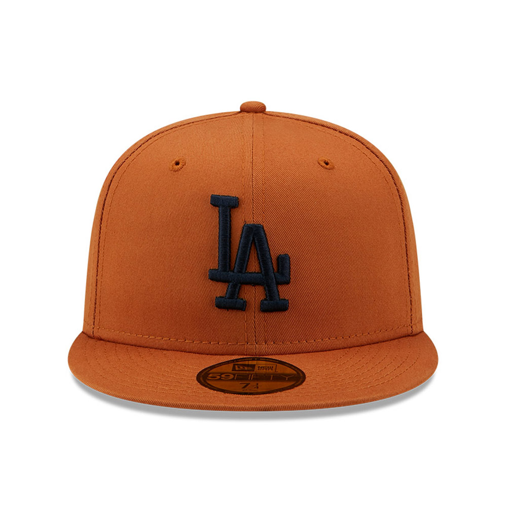 LA Dodgers League Essential Brown 59FIFTY Fitted Cap