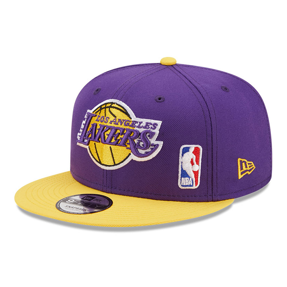 Official New Era LA Lakers NBA Team Arch True Purple 9FIFTY Snapback ...
