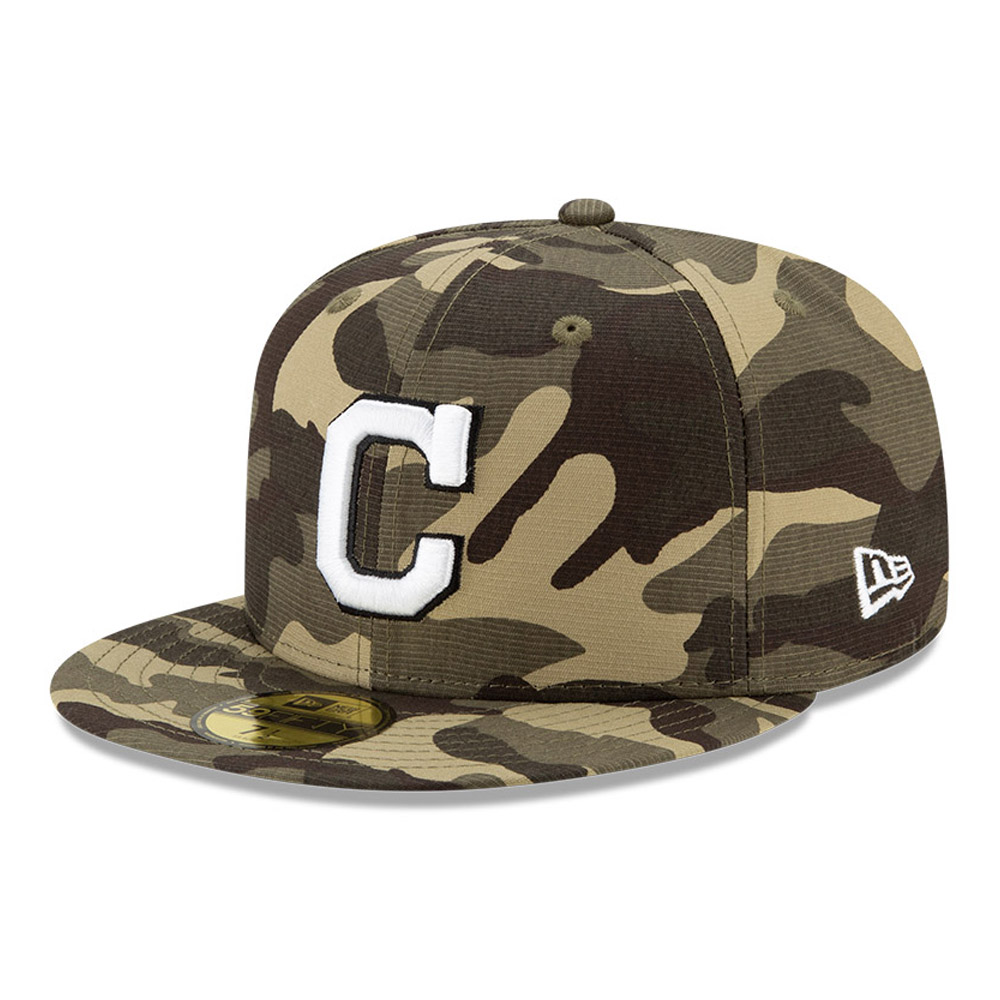 Cleveland Guardians MLB Armed Forces Navy 59FIFTY Cap