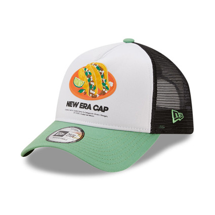 Official New Era Tacos Food Pack Tropical Green 9FORTY A-Frame Trucker ...
