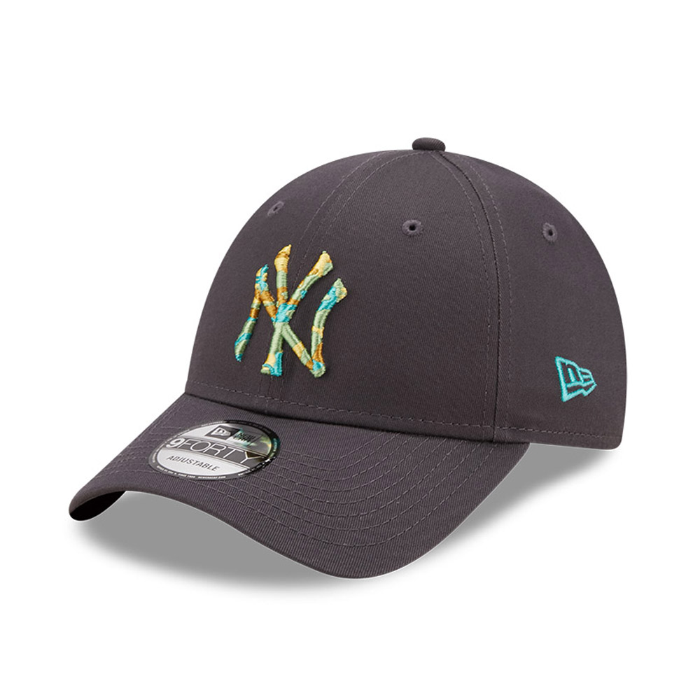 New York Yankees Logo Infill Grey 9FORTY Adjustable Cap