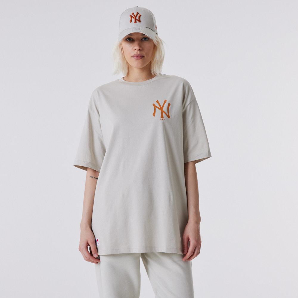 New York Yankees MLB Colour Essentials Stone T-Shirt