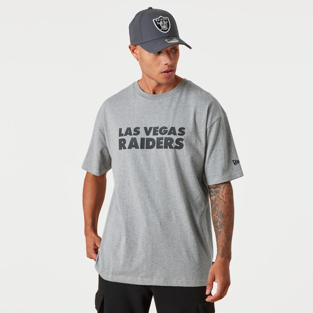 Las Vegas Raiders Wordmark Grey T-Shirt