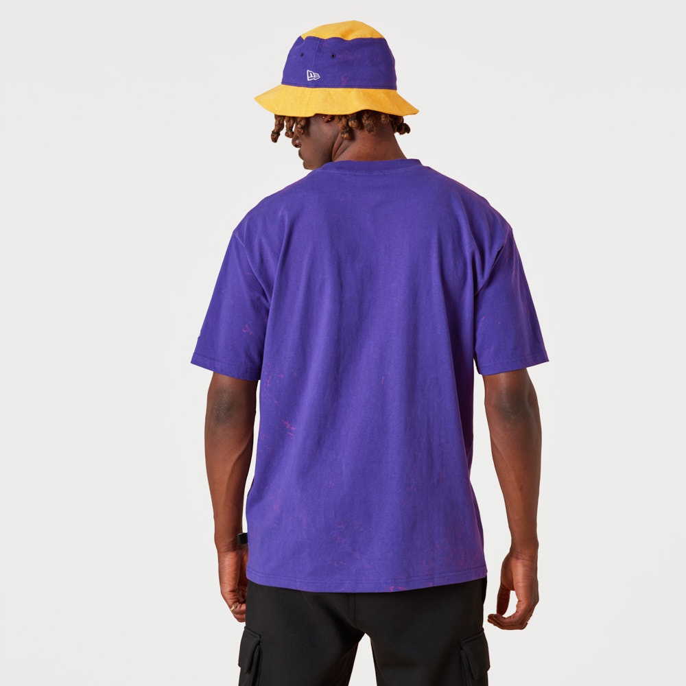 LA Lakers Washed Team Logo Purple T-Shirt