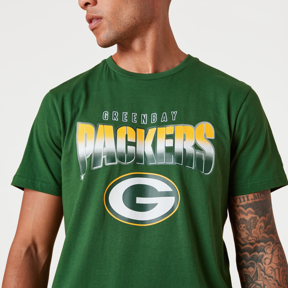 Green Bay Packers NFL Team Fade Green T-Shirt