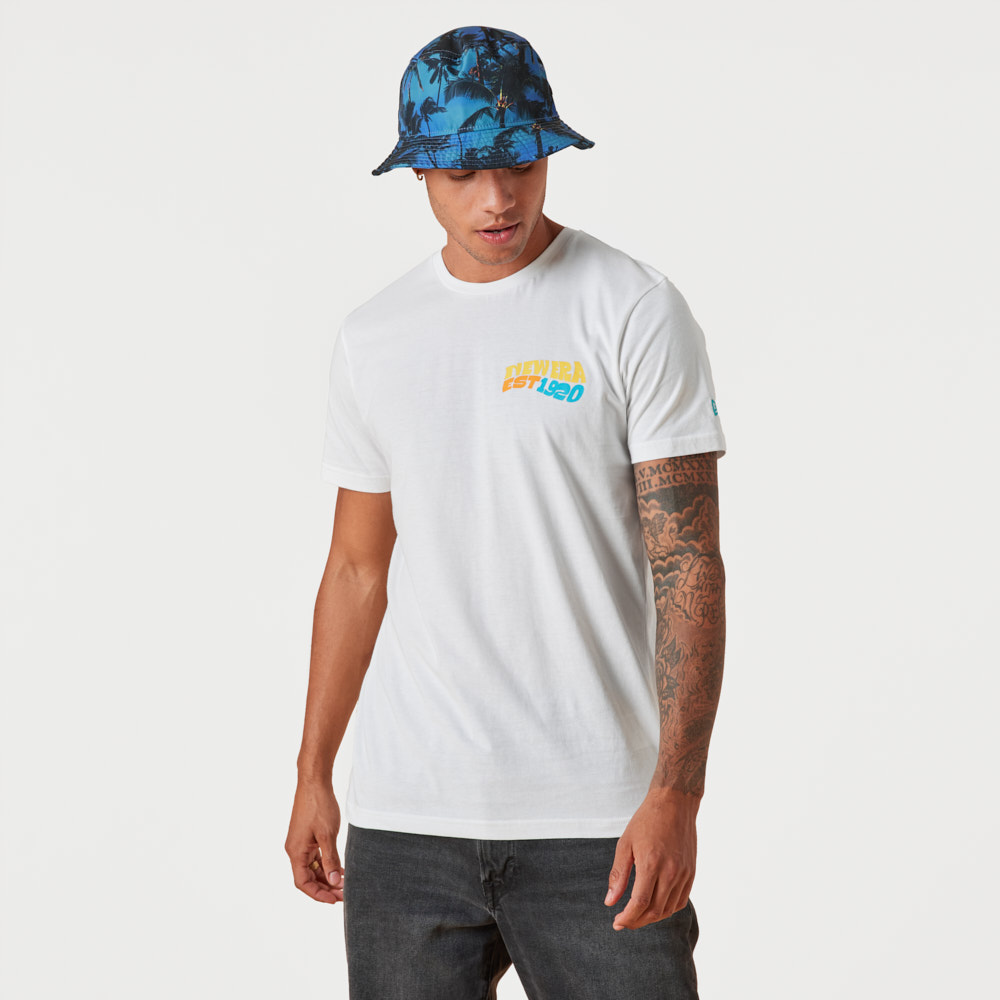 New Era Summer Vibes Graphic White T-Shirt