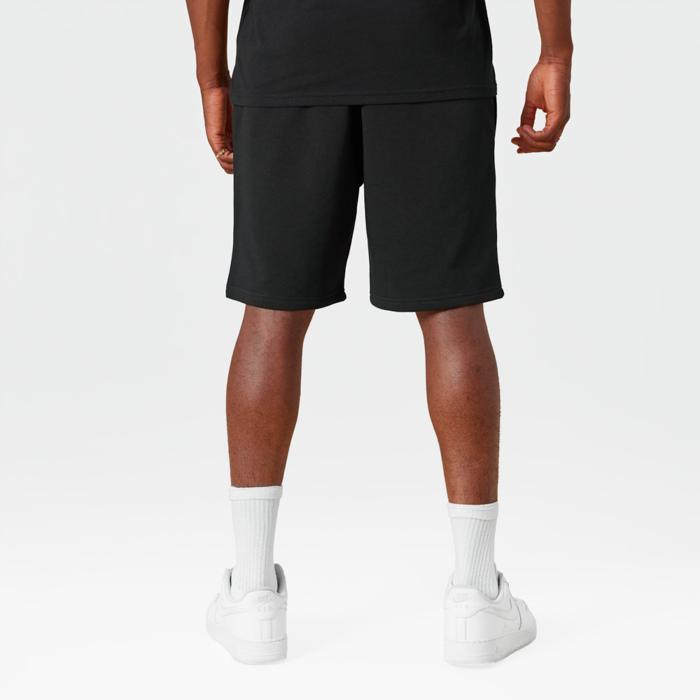 LA Lakers NBA Team Colour Water Print Black Shorts