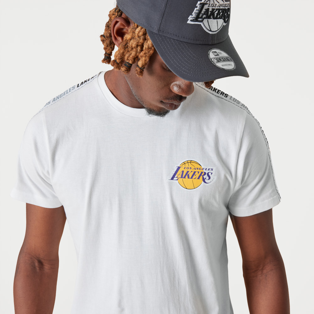LA Lakers NBA Taping White T-Shirt