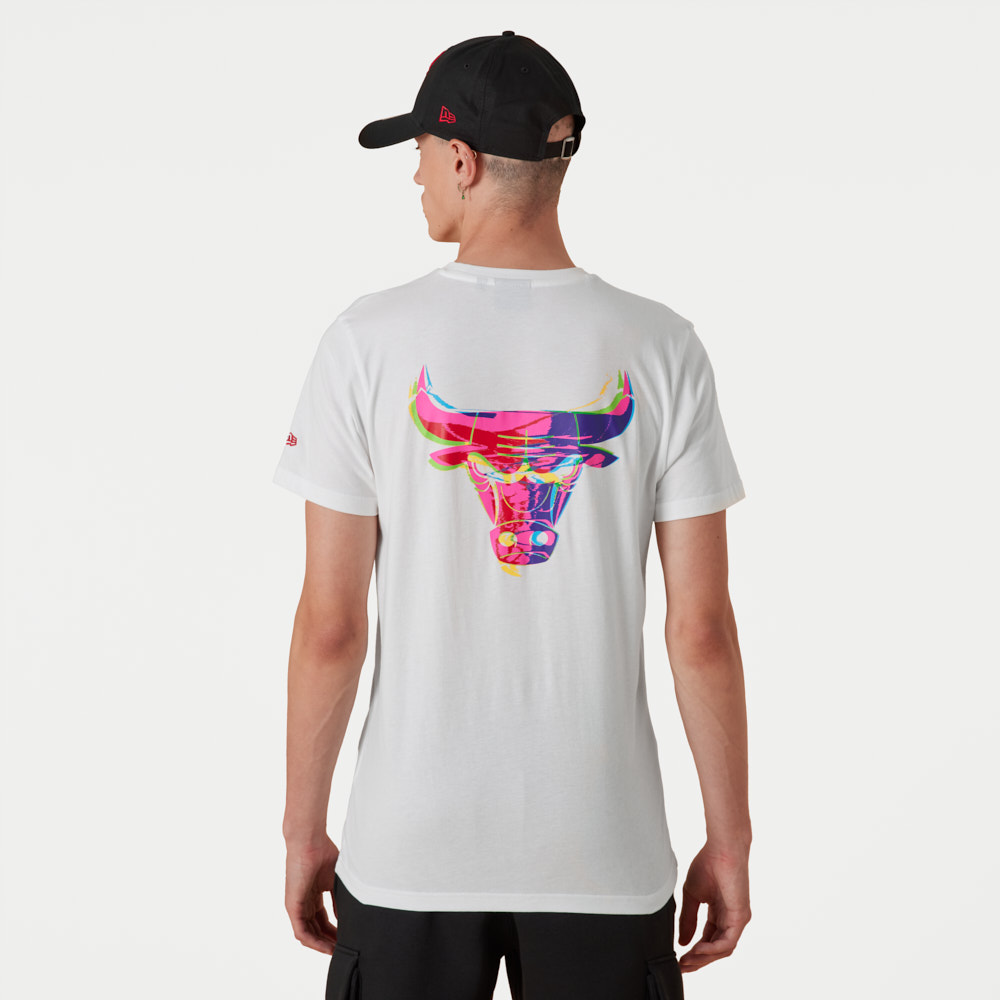 New Era Oversized Shirt - NEON LOGO Chicago Bulls
