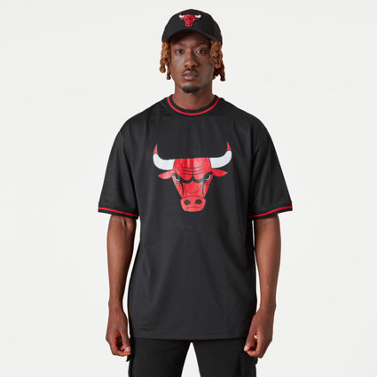 NBA Bulls logo mesh baseball shirt, ASOS