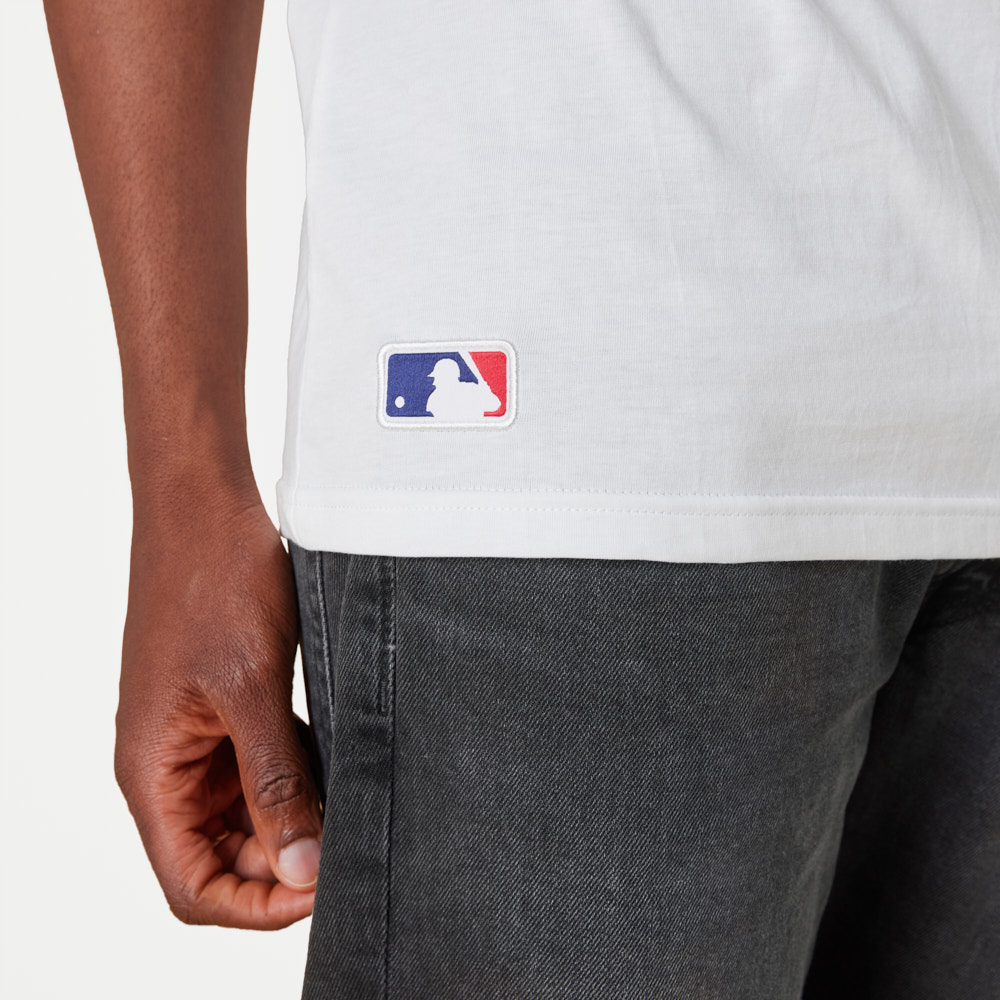 New York Yankees MLB Team Logo White T-Shirt