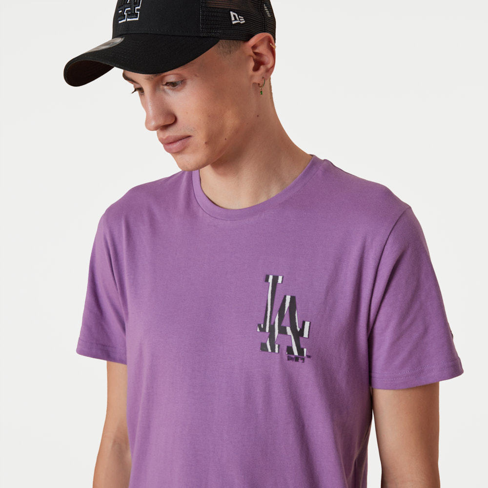 LA Dodgers MLB Team Logo Purple T-Shirt