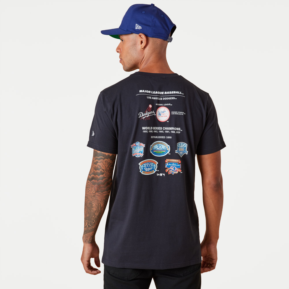 LA Dodgers MLB Champions Graphic Navy T-Shirt