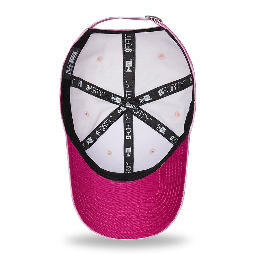 New York Yankees Tie Dye Womens Pink 9FORTY Adjustable Cap