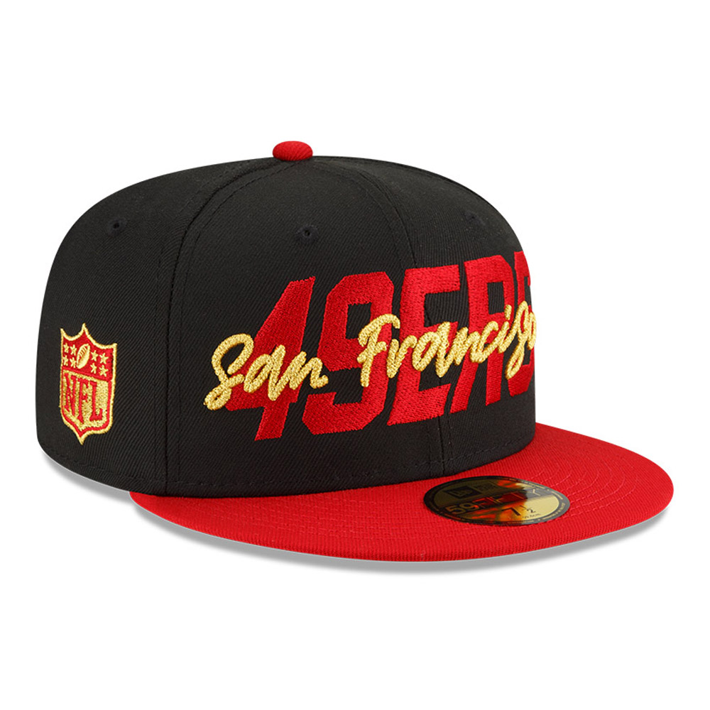 San Francisco 49ers NFL Draft Black 59FIFTY Fitted Cap