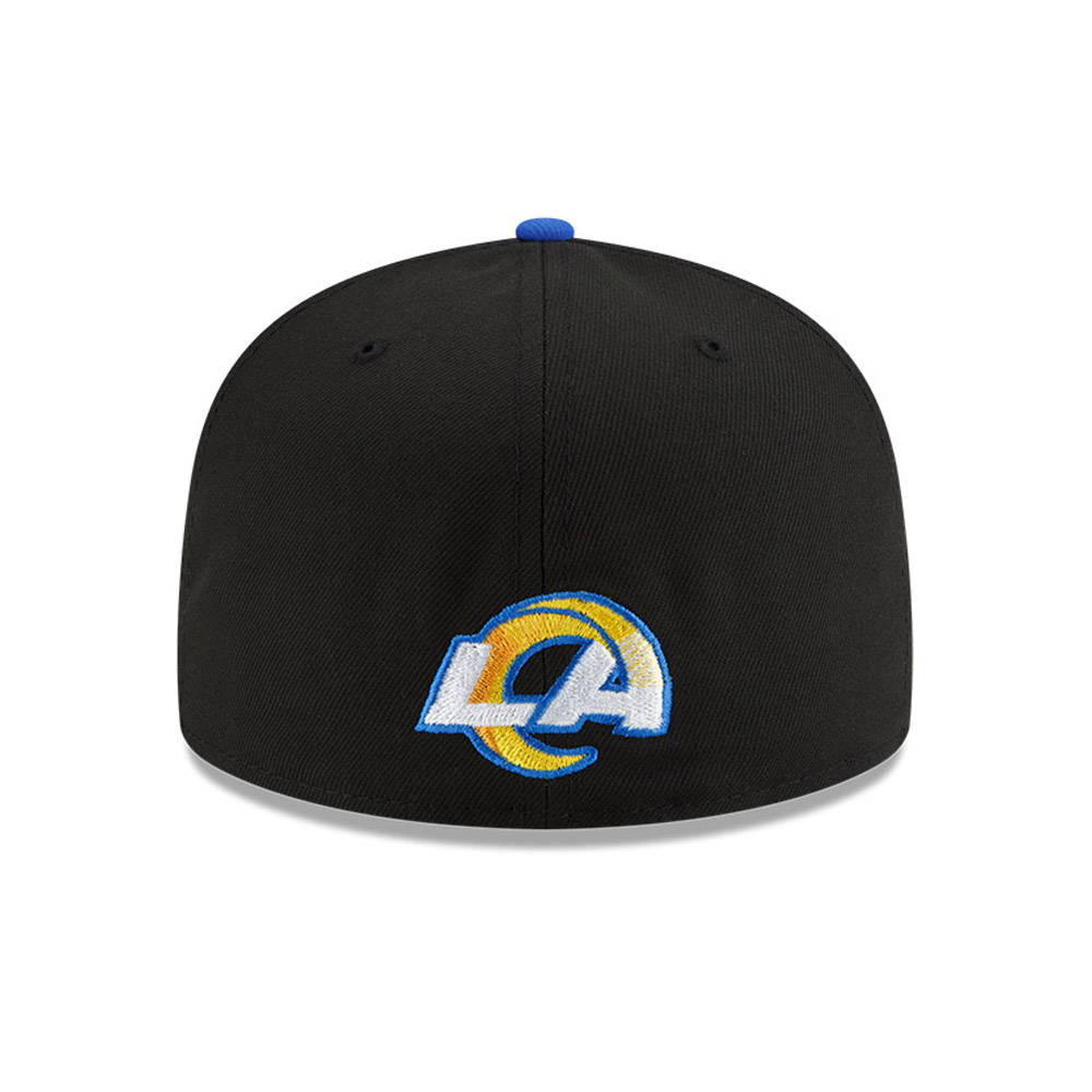 LA Rams NFL Draft Black 59FIFTY Fitted Cap